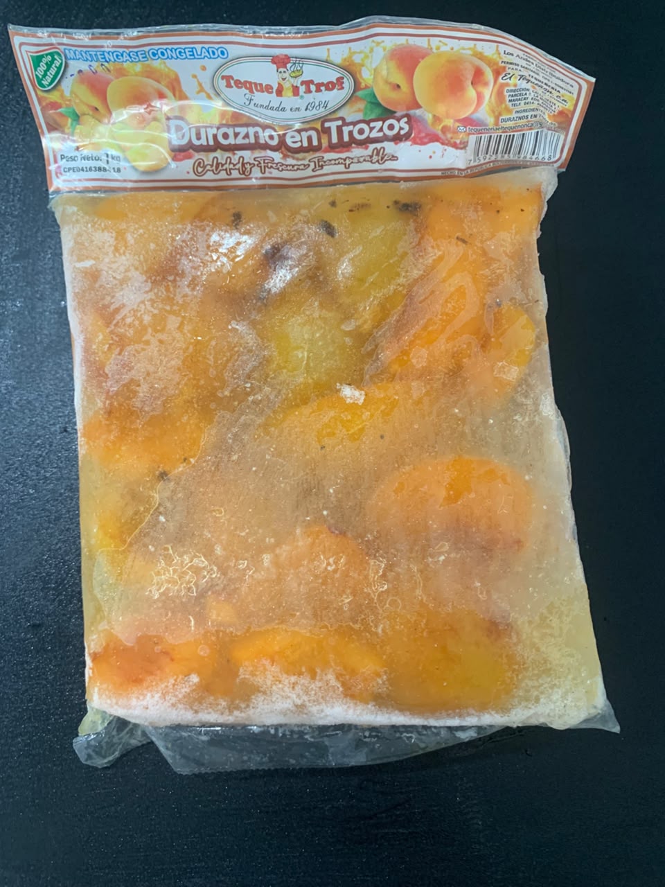 Durazno Congelado kg
