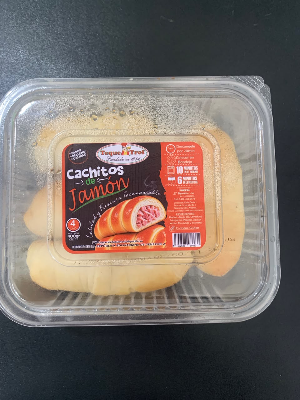 Cachitos de Jamon 4Und