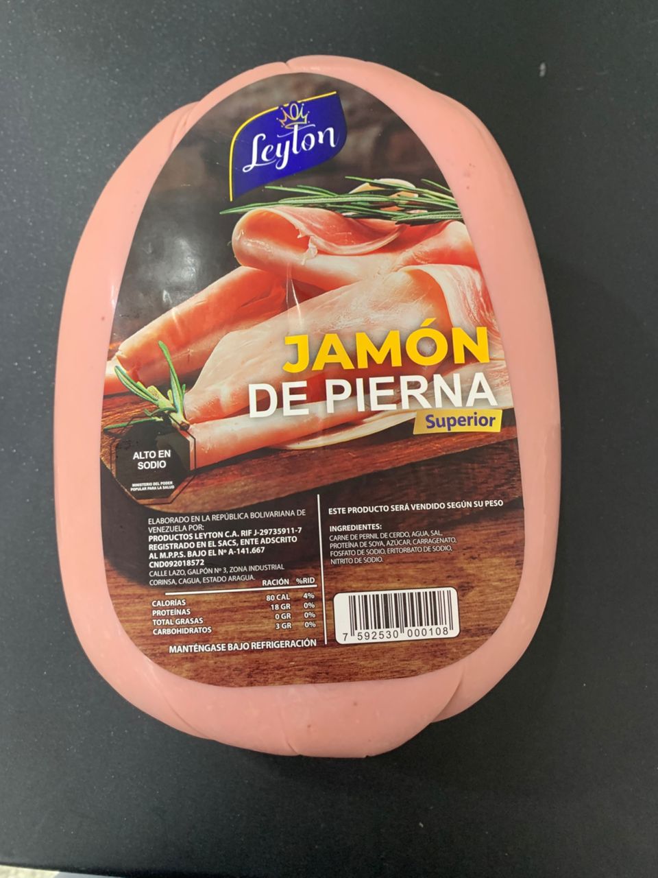 Jamon de Pierna Superior Leyton kg
