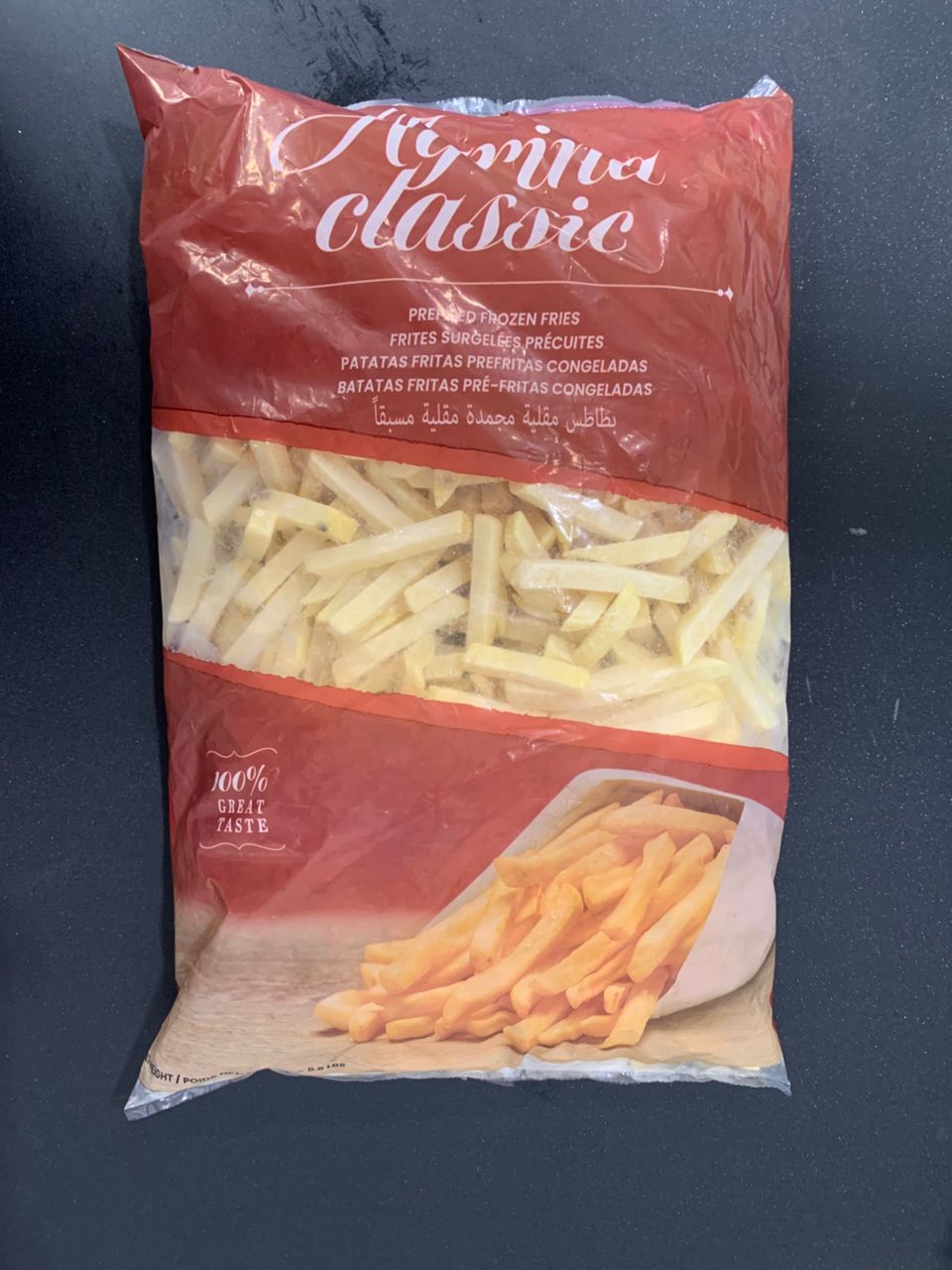 Papas Congeladas Angrina 10x10mm 2.5 kg