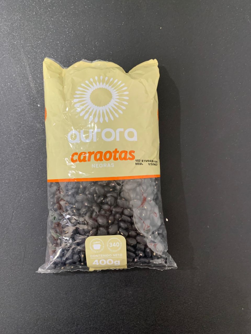 Caraotas Negras Aurora 400g
