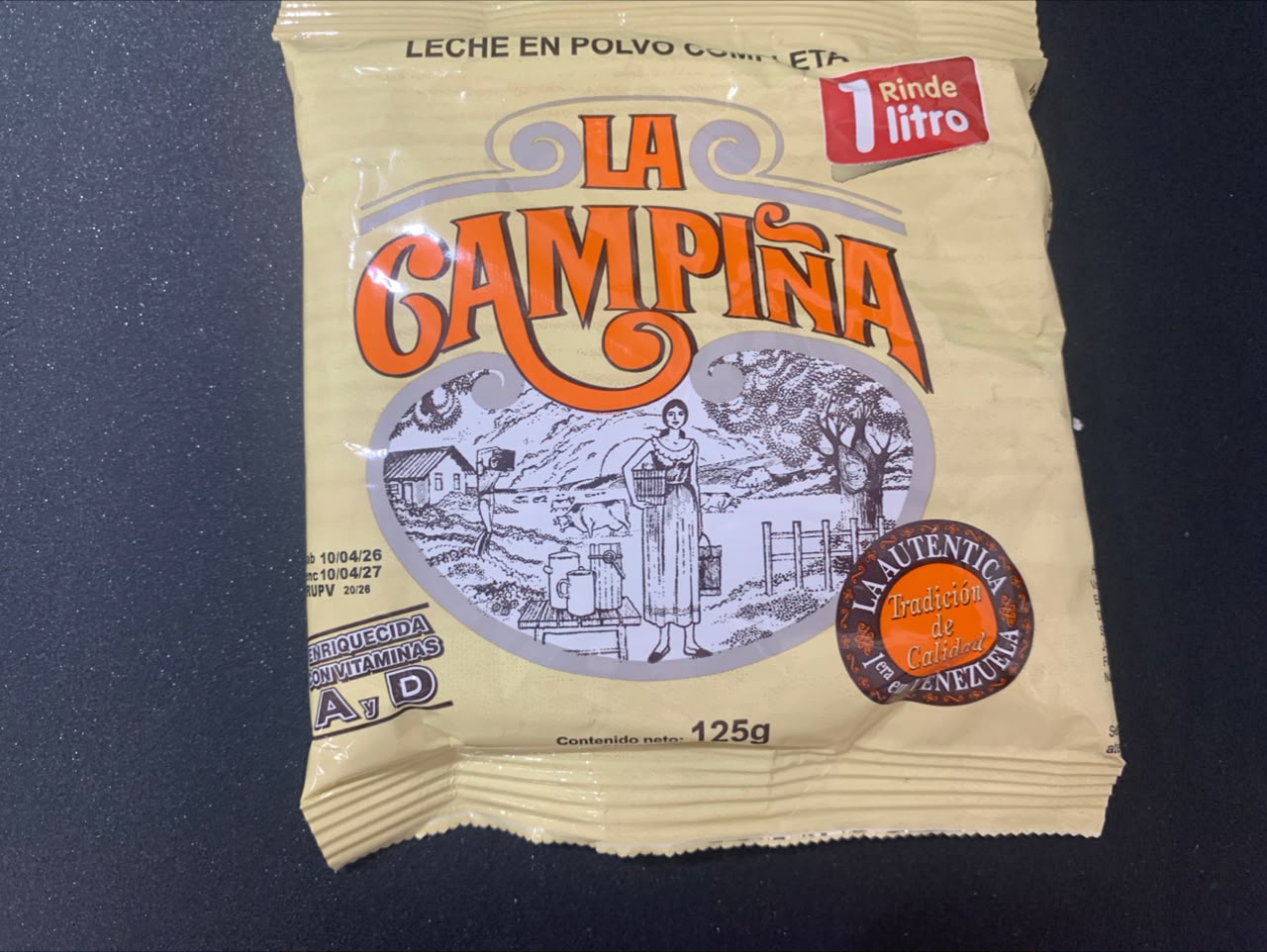 Leche En Polvo La Campiña 125g