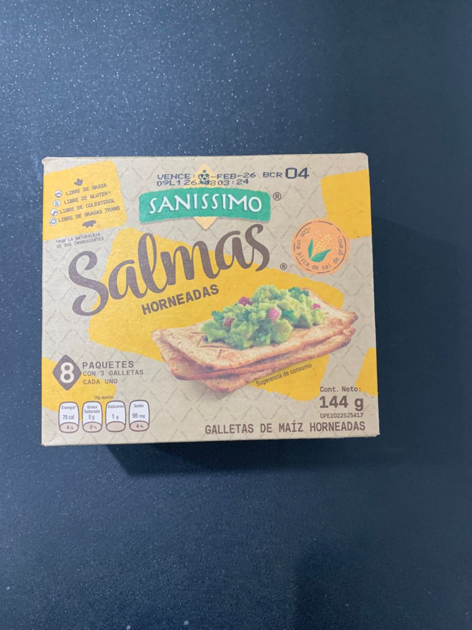 Galletas Salmas Horneadas 144g