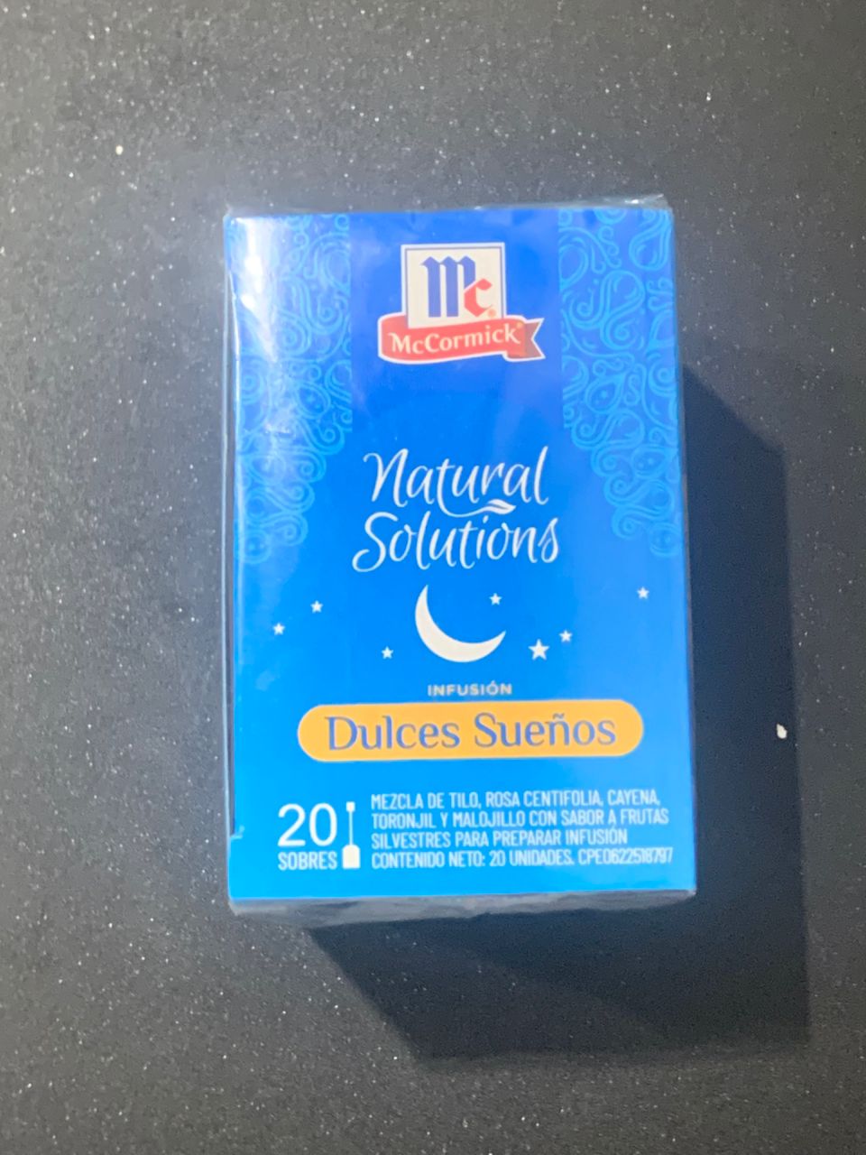 Infusion McCormick Dulces Sueños 20 und