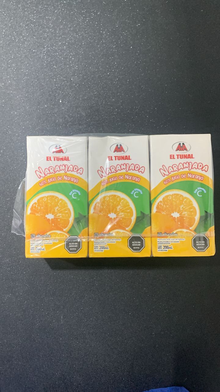 Naranja El Tunal Tripack 200ml