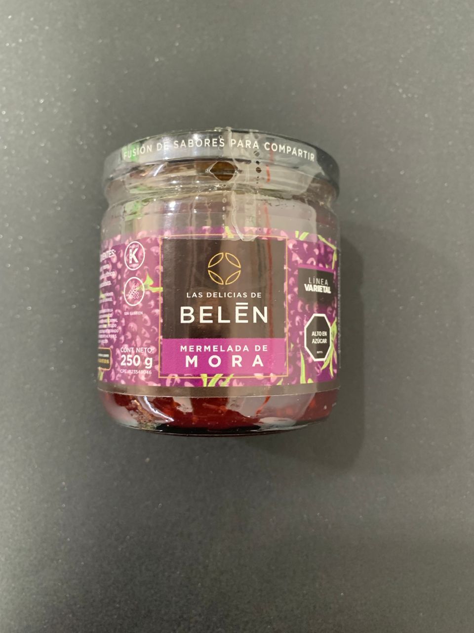 Mermelada de Mora 250g Belen
