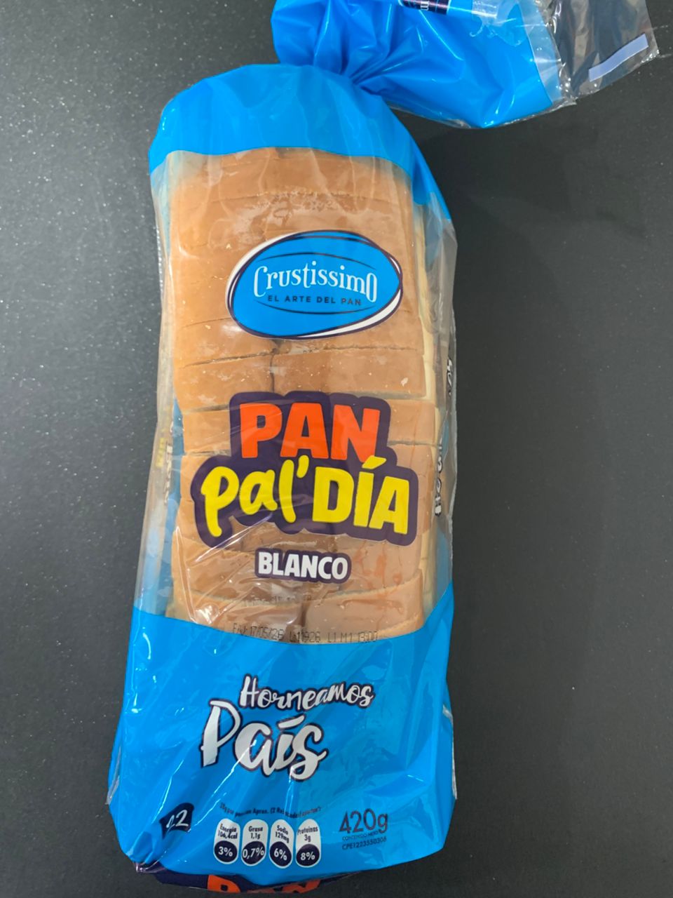Pan Pal´dia Blanco 420gr