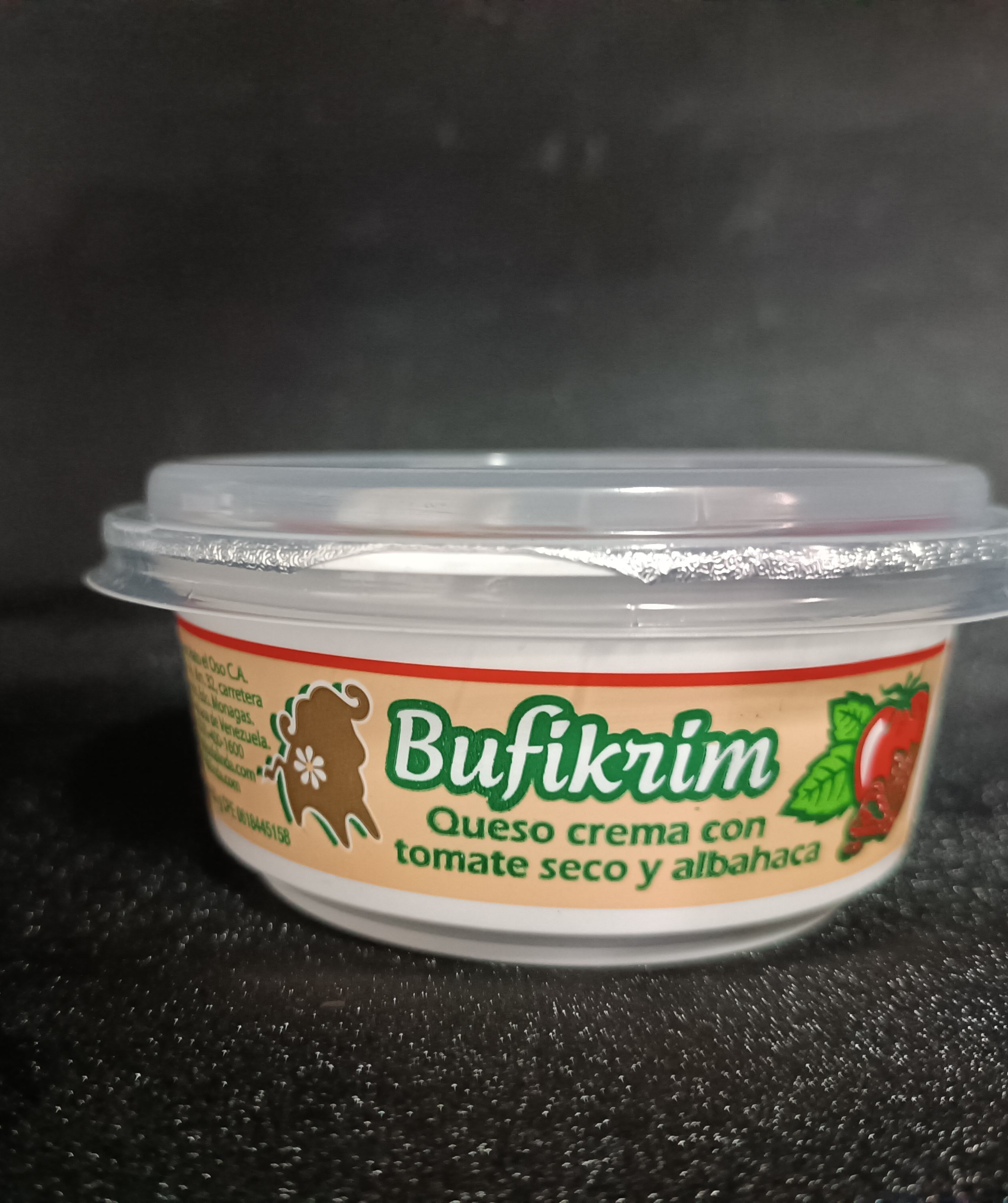 Queso Crema tomate seco Bufikrim 250g