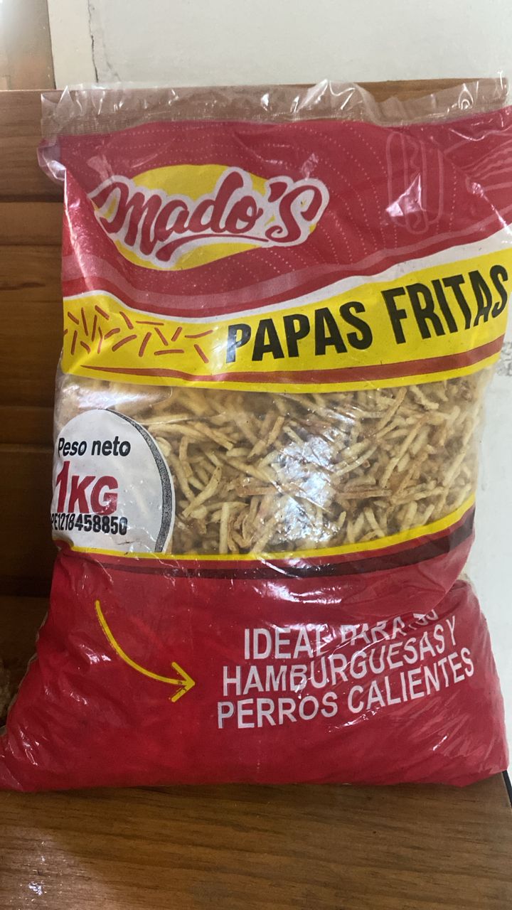 Papas Fritas Mados 1kg
