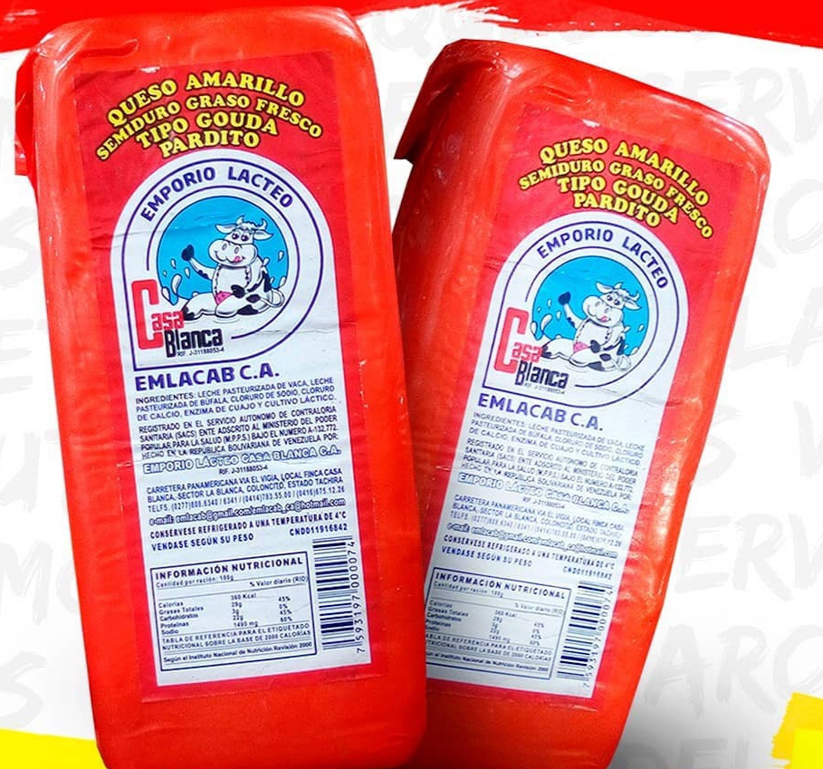 Queso Amarillo Pardito kg