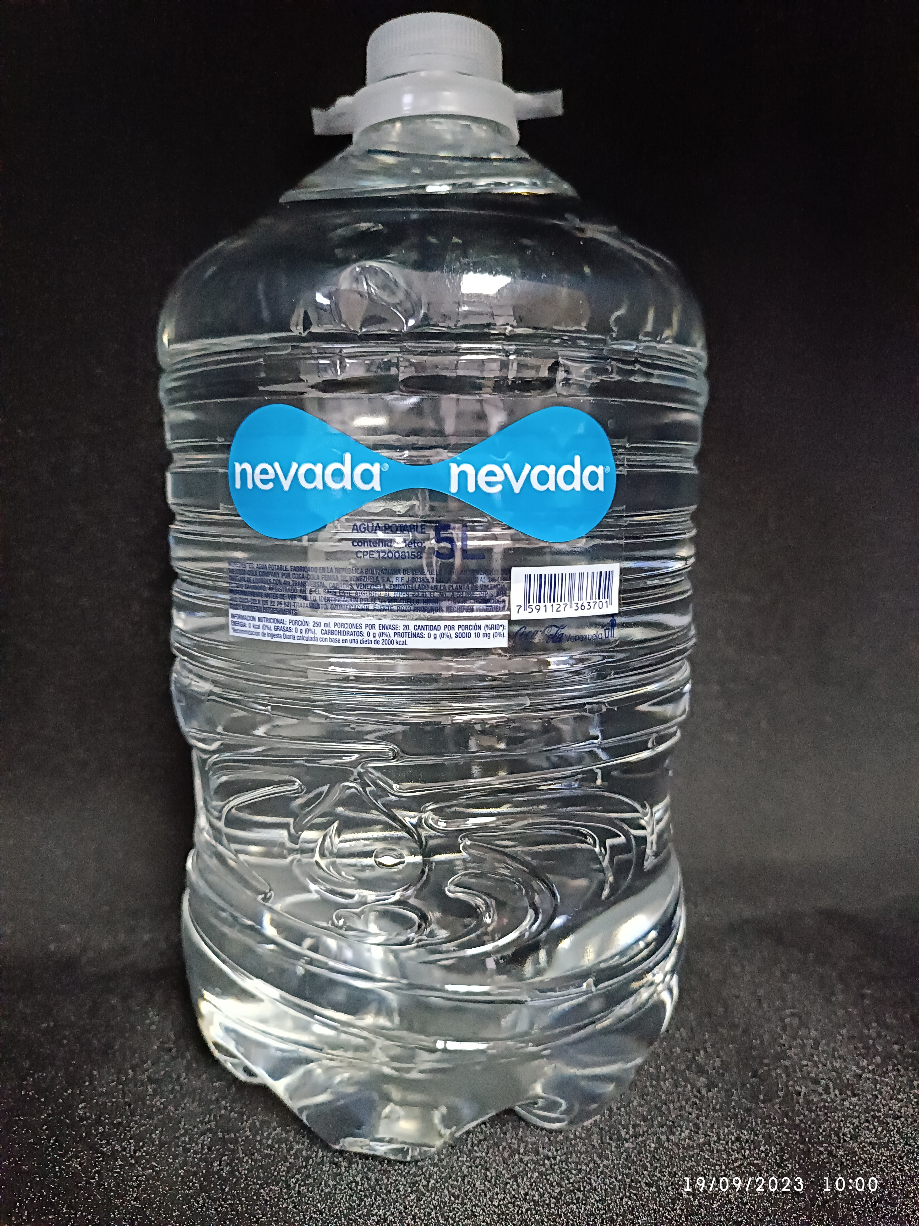 Agua Nevada 5lt