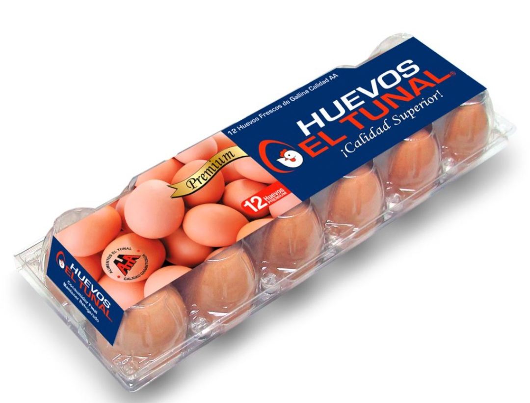 Huevos El Tunal Estuchado 12und Plastico