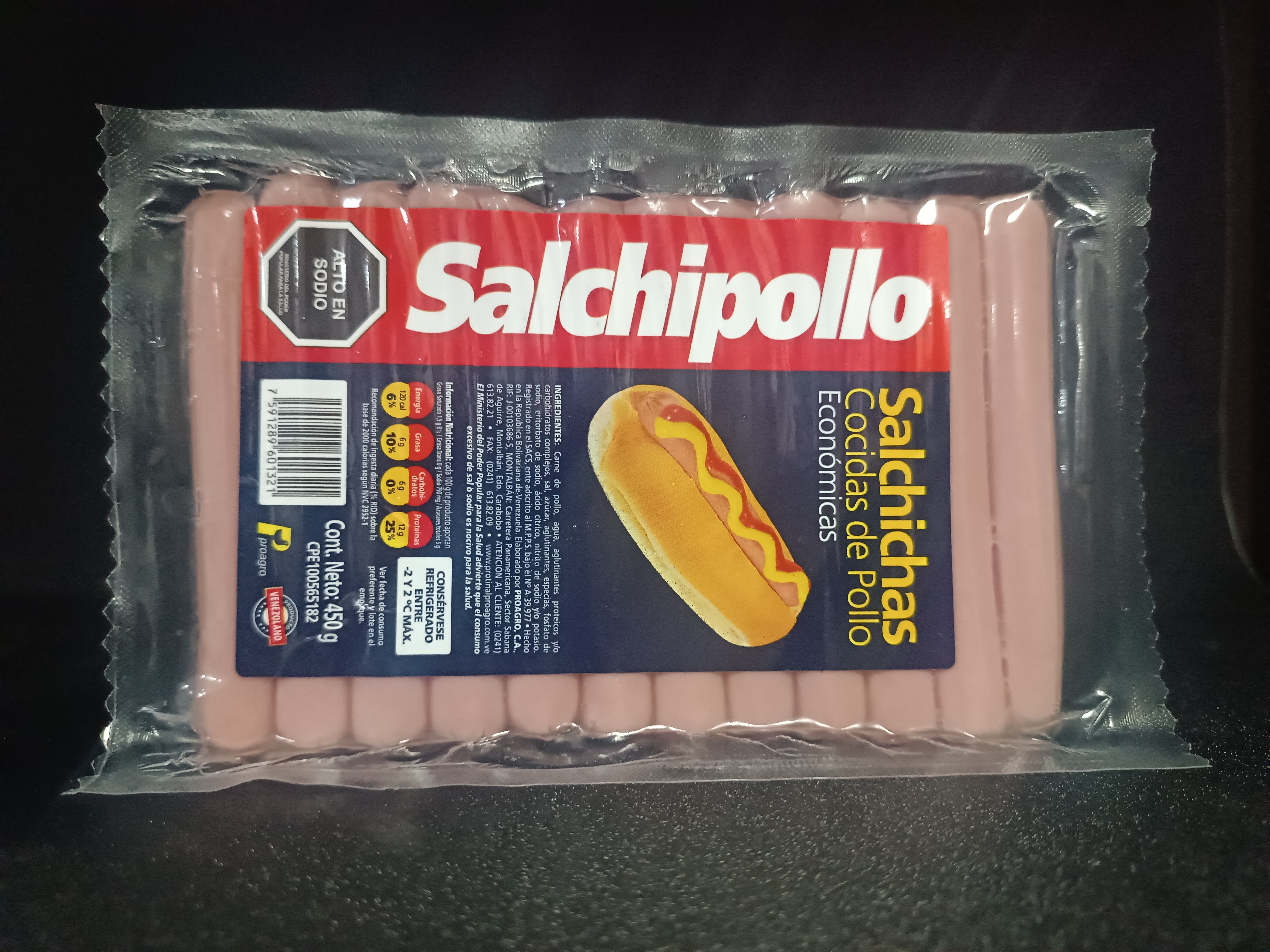 Salchipollo del Corral 450gr