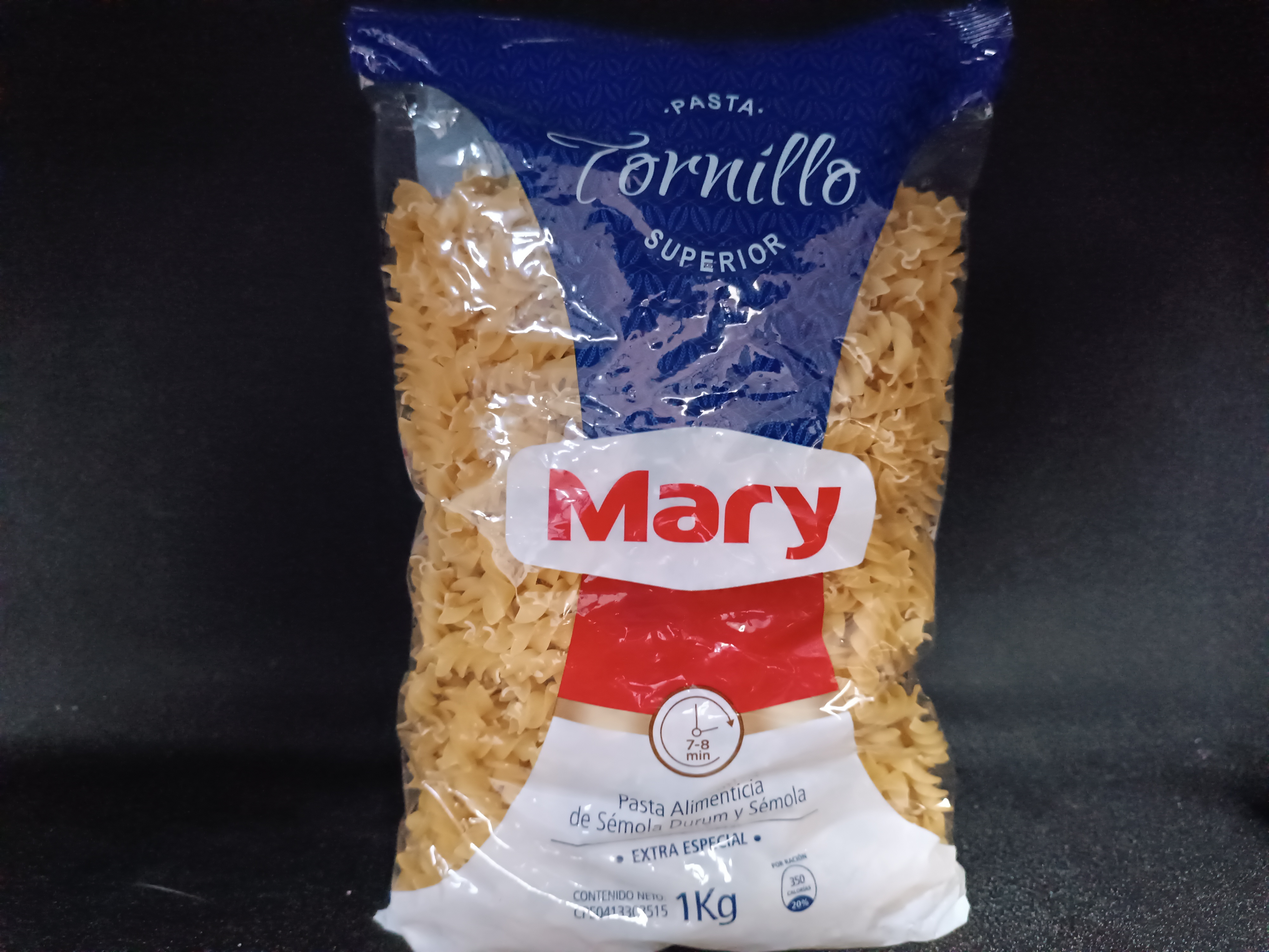 Pasta Mary Tornillos Superior 1kg